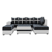 Jamestown L Shape Fabric Sofa Set For Living Room