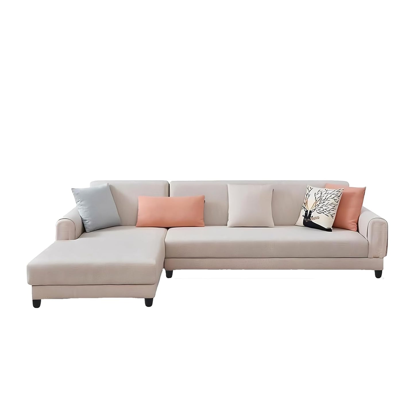Laos Modern 5 Seater Sofa Set – Luxury Fabric Sofa for Living Room