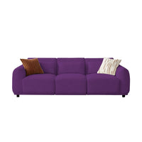 Kyoto 3 Seater Sofa – Modern Minimal Fabric Couch with Curved Design & Premium Comfort