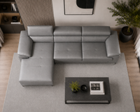 Renzo Leatherette Sofa For Living Room