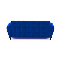 Bali 3 Seater Fabric Sofa with 2 Cushions | Wooden Fabric Sofa
