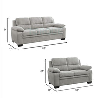 Jett Premium Fabric Sofa Set with Solid Wood Frame – Modern Luxury Living Room Sofa
