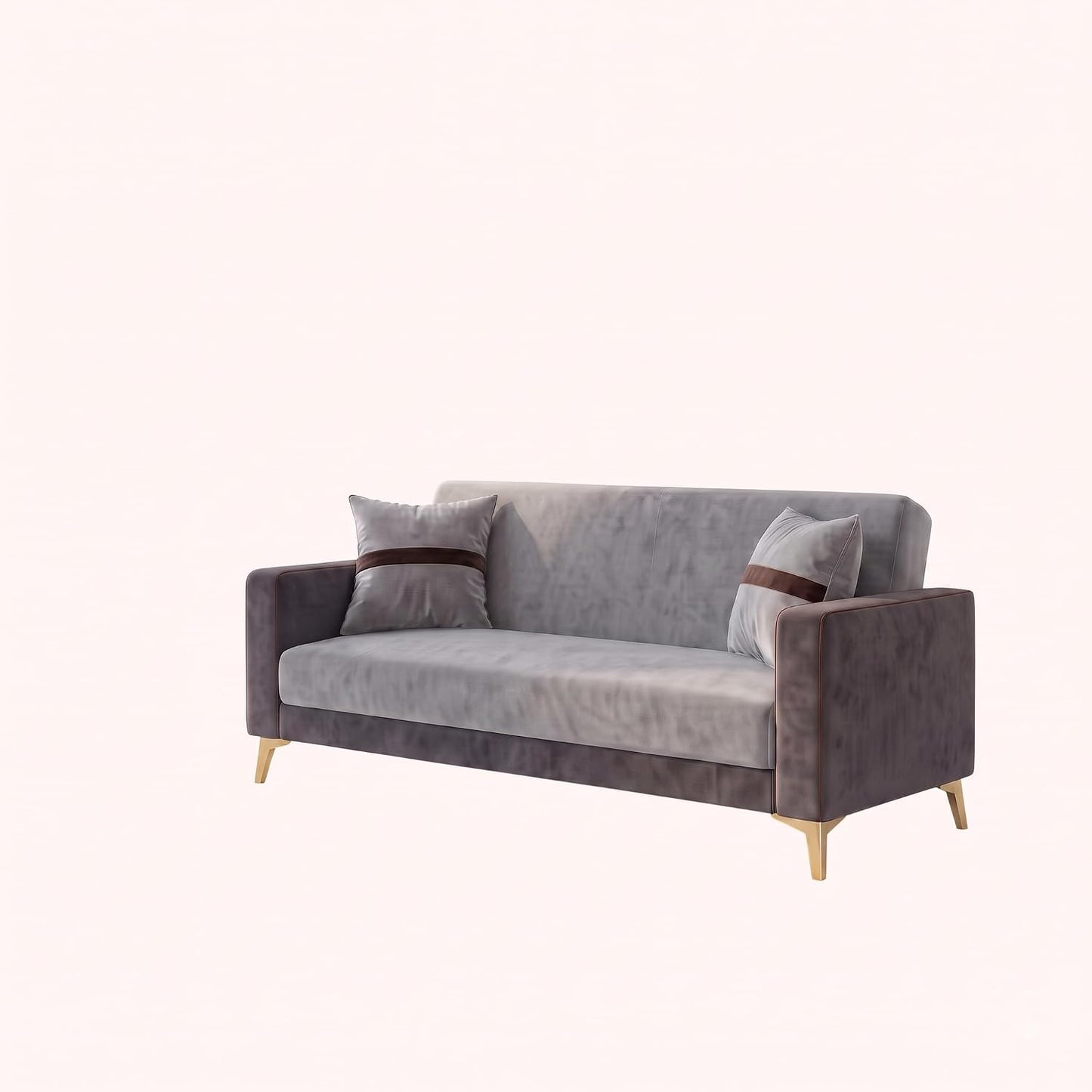 Patro 4 Seater L Shape Fabric Sofa | Modern Living Room Sofa