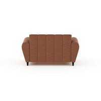Bali 3 Seater Fabric Sofa with 2 Cushions | Wooden Fabric Sofa