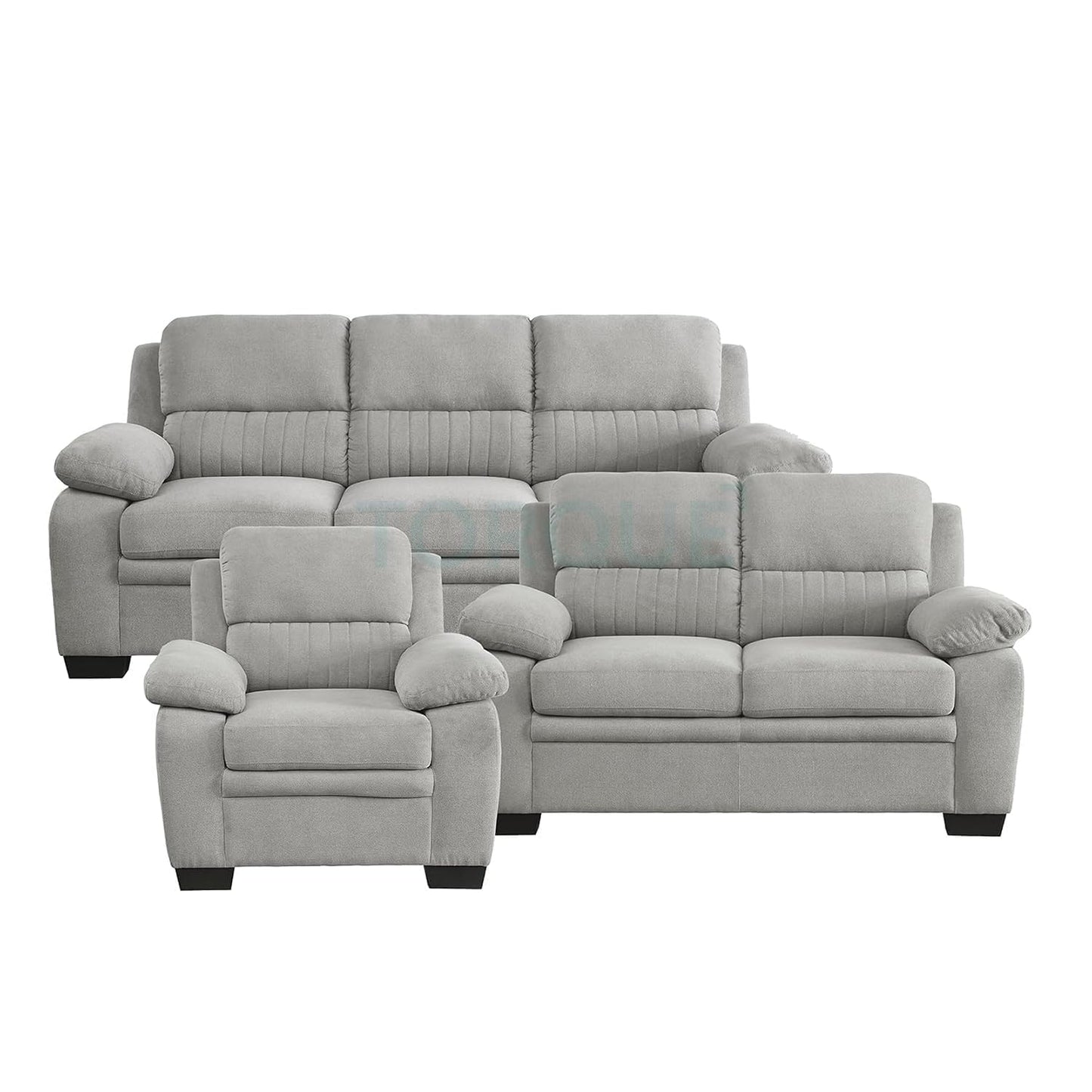Jett Premium Fabric Sofa Set with Solid Wood Frame – Modern Luxury Living Room Sofa