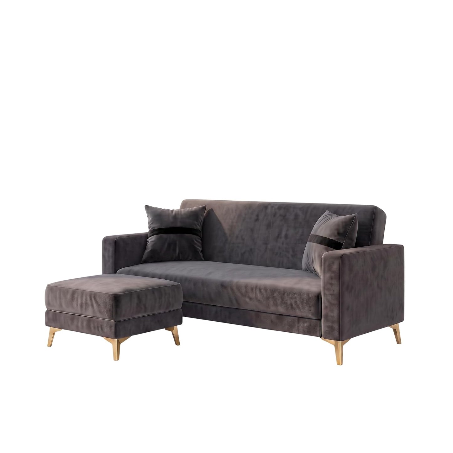 Patro 4 Seater L Shape Fabric Sofa | Modern Living Room Sofa