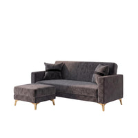 Patro 4 Seater L Shape Fabric Sofa | Modern Living Room Sofa