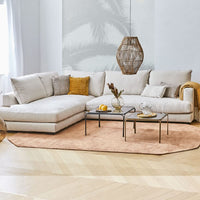 Wayside L Shape 6-Seater Fabric Corner Sofa