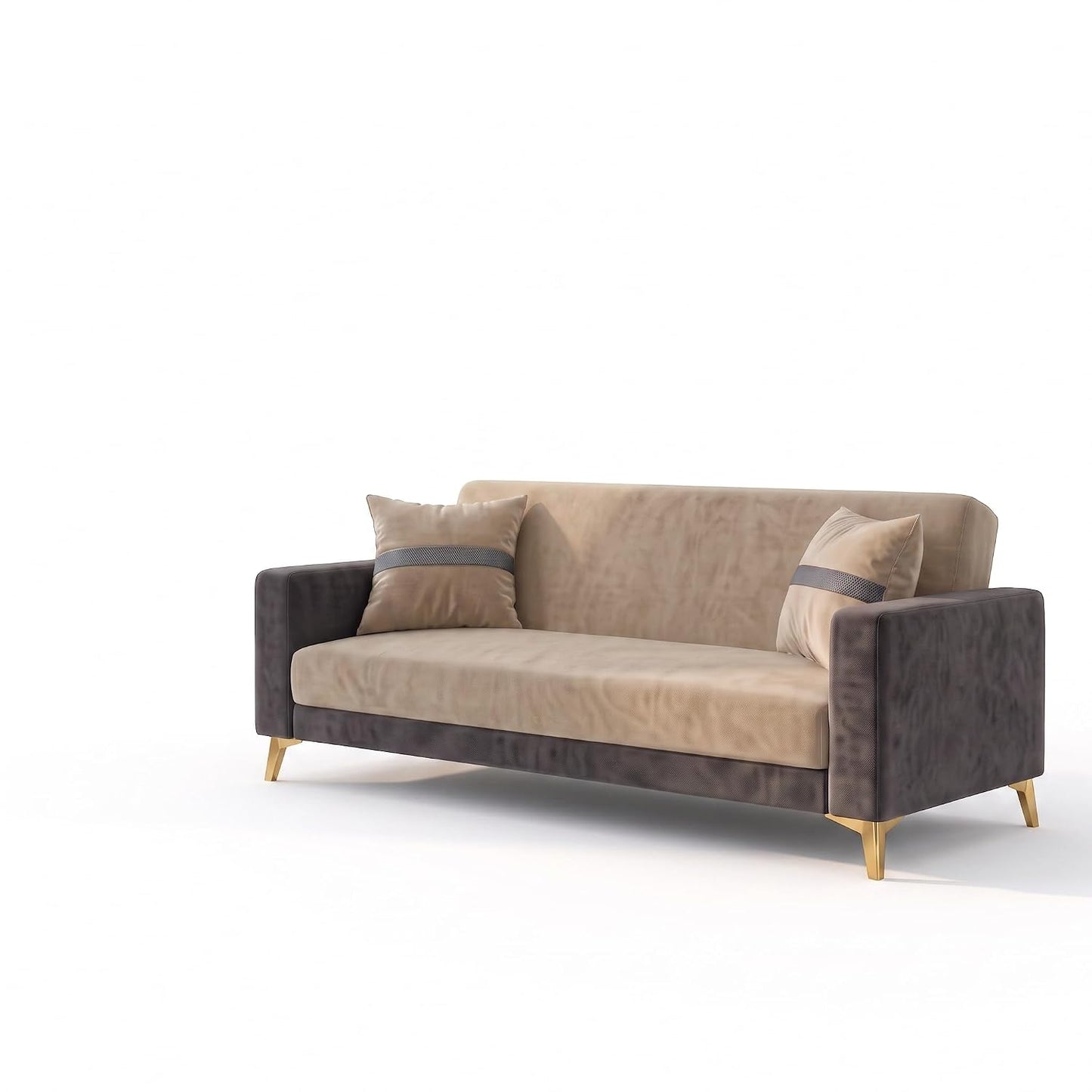 Patro 4 Seater L Shape Fabric Sofa | Modern Living Room Sofa