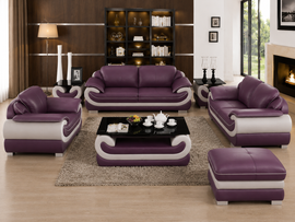 Crown 3+2+1 Leatherette  Sofa Set for Living Room