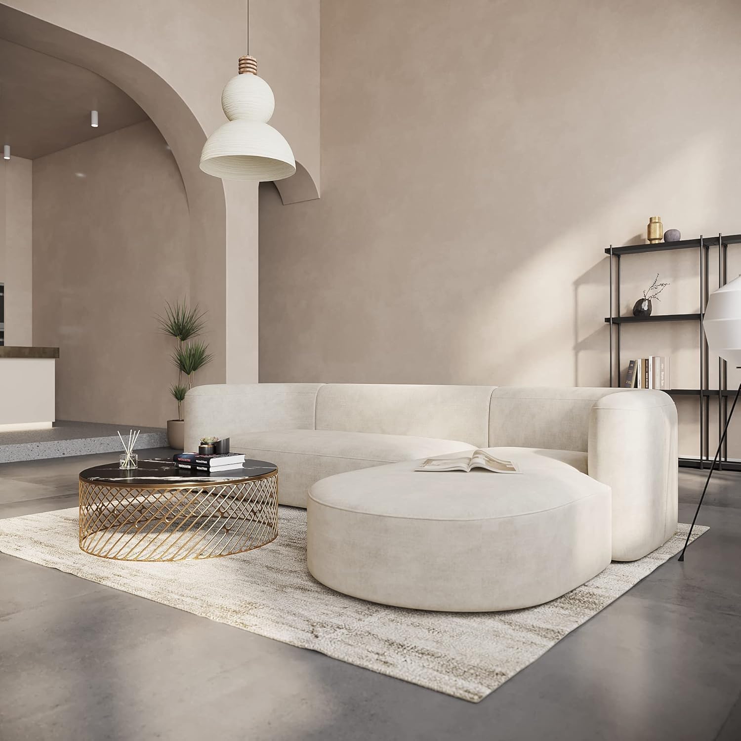 Berlin 4 Seater Corner Sofa For Leaving Room