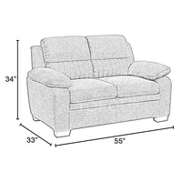 Jett Premium Fabric Sofa Set with Solid Wood Frame – Modern Luxury Living Room Sofa