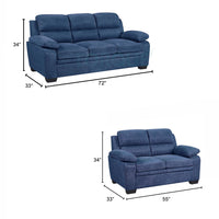 Jett Premium Fabric Sofa Set with Solid Wood Frame – Modern Luxury Living Room Sofa