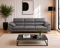 Renzo Leatherette Sofa For Living Room