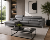 Renzo Leatherette Sofa For Living Room