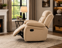 Pawel Manual Leatherette Recliner | Premium Recliner Chair for Living Room