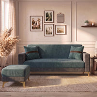 Patro 4 Seater L Shape Fabric Sofa | Modern Living Room Sofa