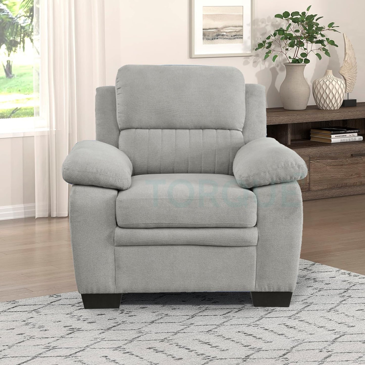 Jett Premium Fabric Sofa Set with Solid Wood Frame – Modern Luxury Living Room Sofa