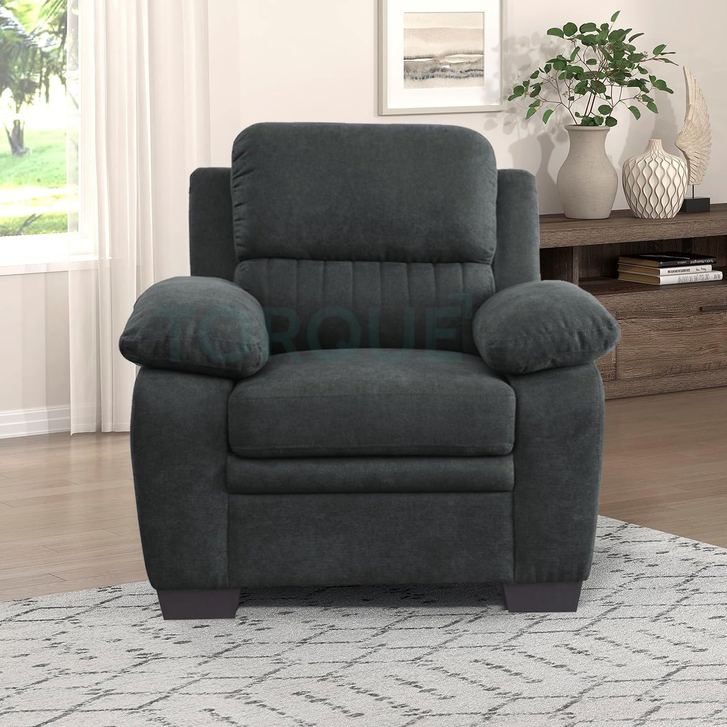 Jett Premium Fabric Sofa Set with Solid Wood Frame – Modern Luxury Living Room Sofa