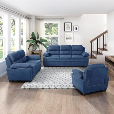Jett Premium Fabric Sofa Set with Solid Wood Frame – Modern Luxury Living Room Sofa