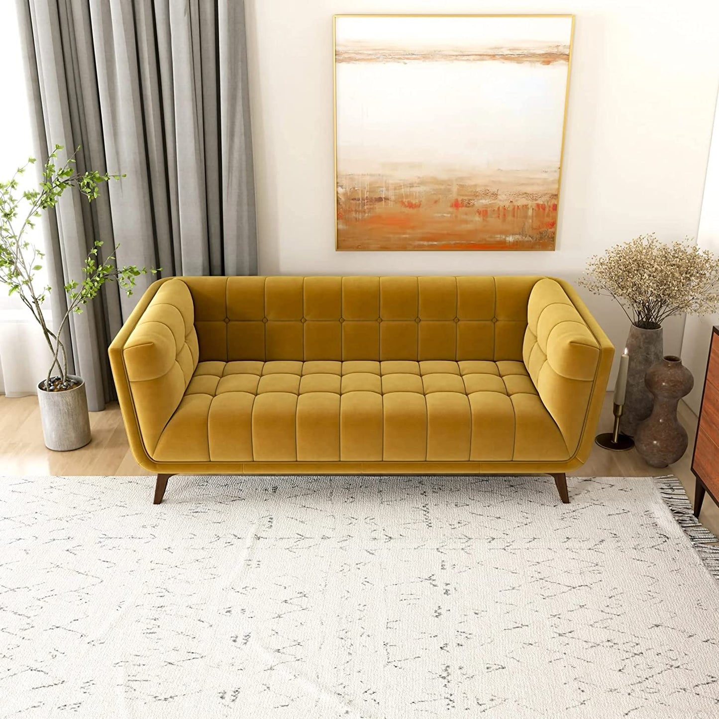 Louis Fabric Sofa For Living Room