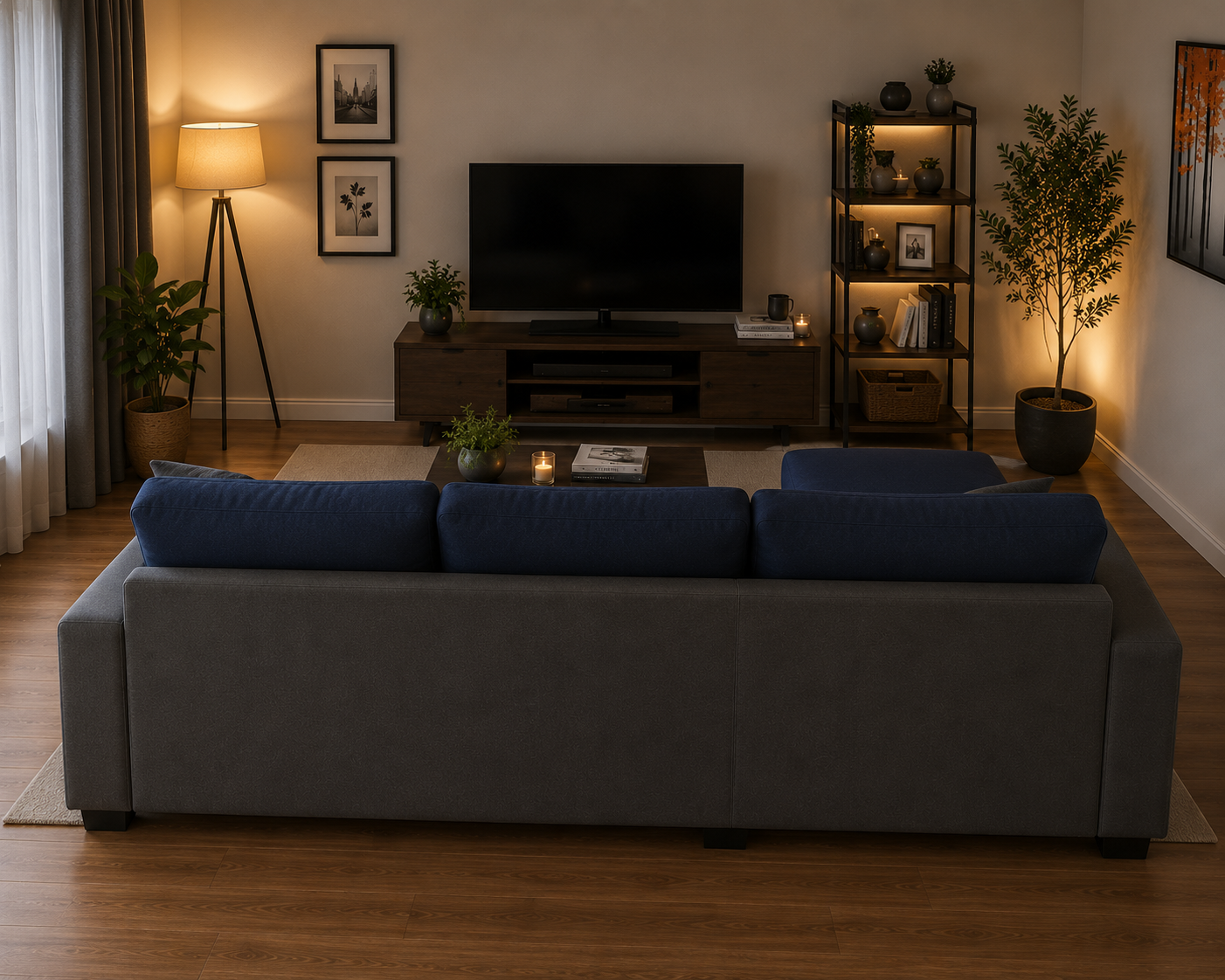 Wayland Modern Living Room Fabric Sofa – Luxury Comfortable Designer Sofa Set