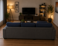 Wayland Modern Living Room Fabric Sofa – Luxury Comfortable Designer Sofa Set