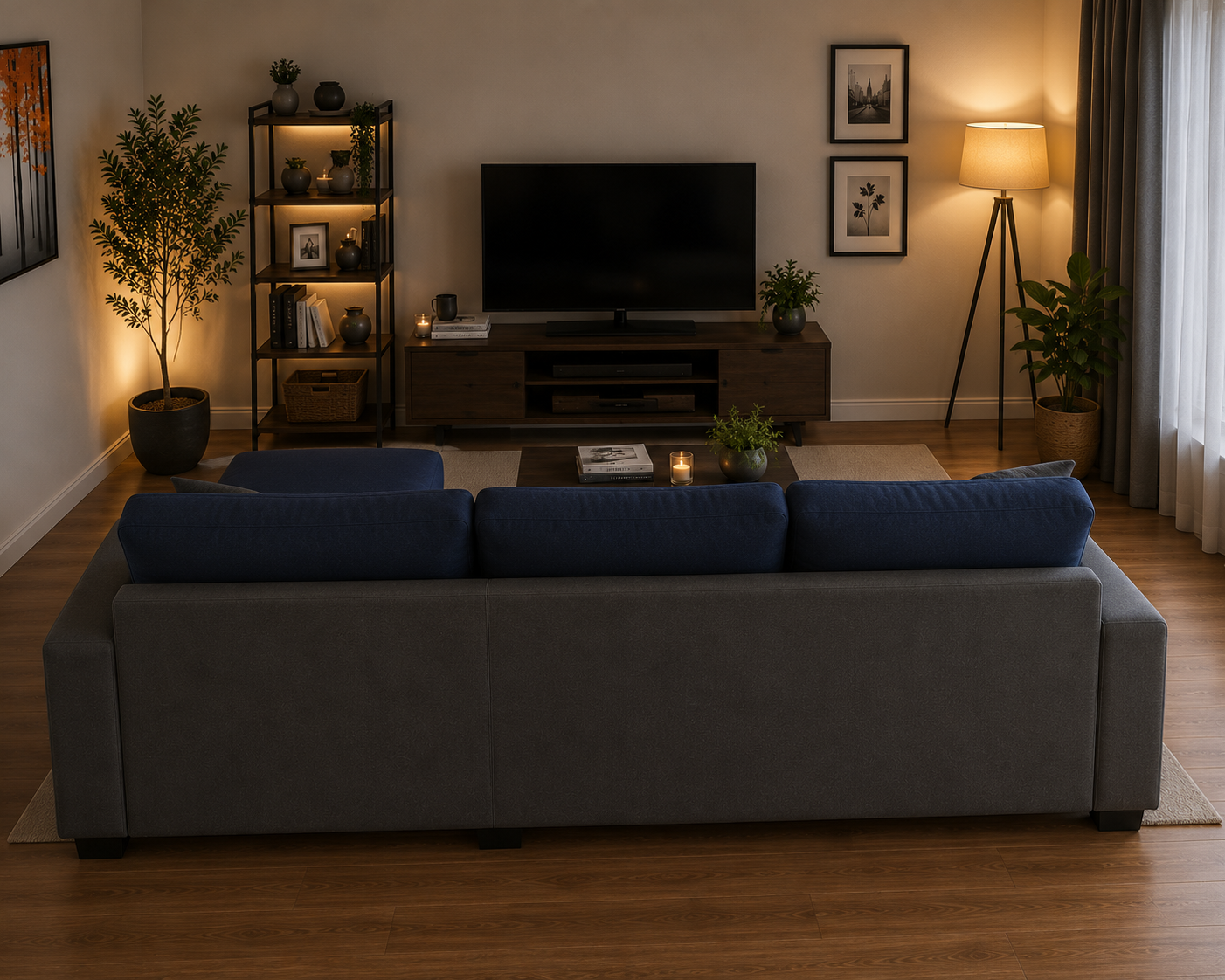 Wayland Modern Living Room Fabric Sofa – Luxury Comfortable Designer Sofa Set
