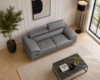 Renzo Leatherette Sofa For Living Room