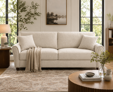 Penny 3 Seater Fabric Sofa – Modern Wooden Frame Living Room Couch