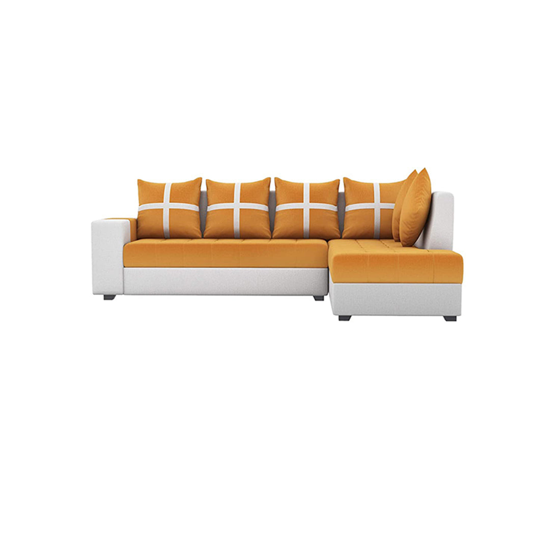 Jamestown L Shape Fabric Sofa Set For Living Room