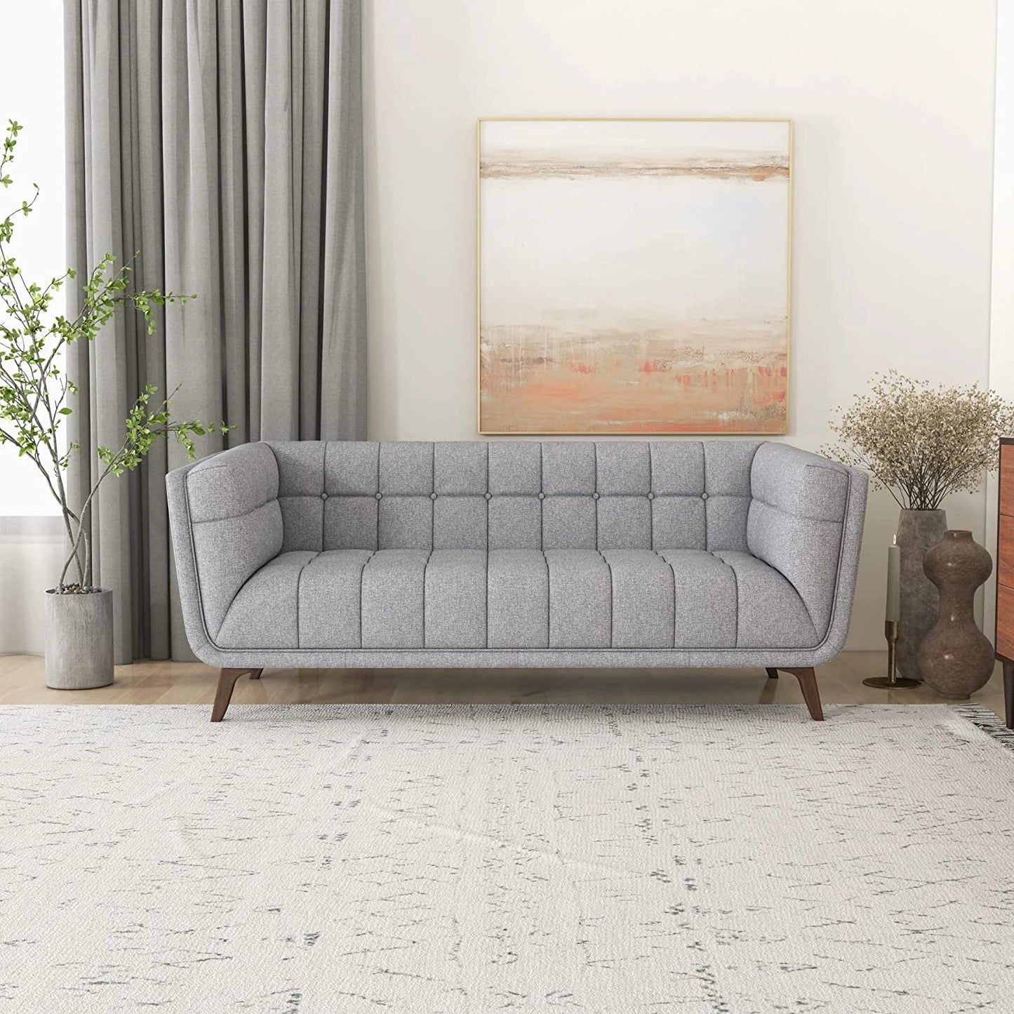 Louis Fabric Sofa For Living Room