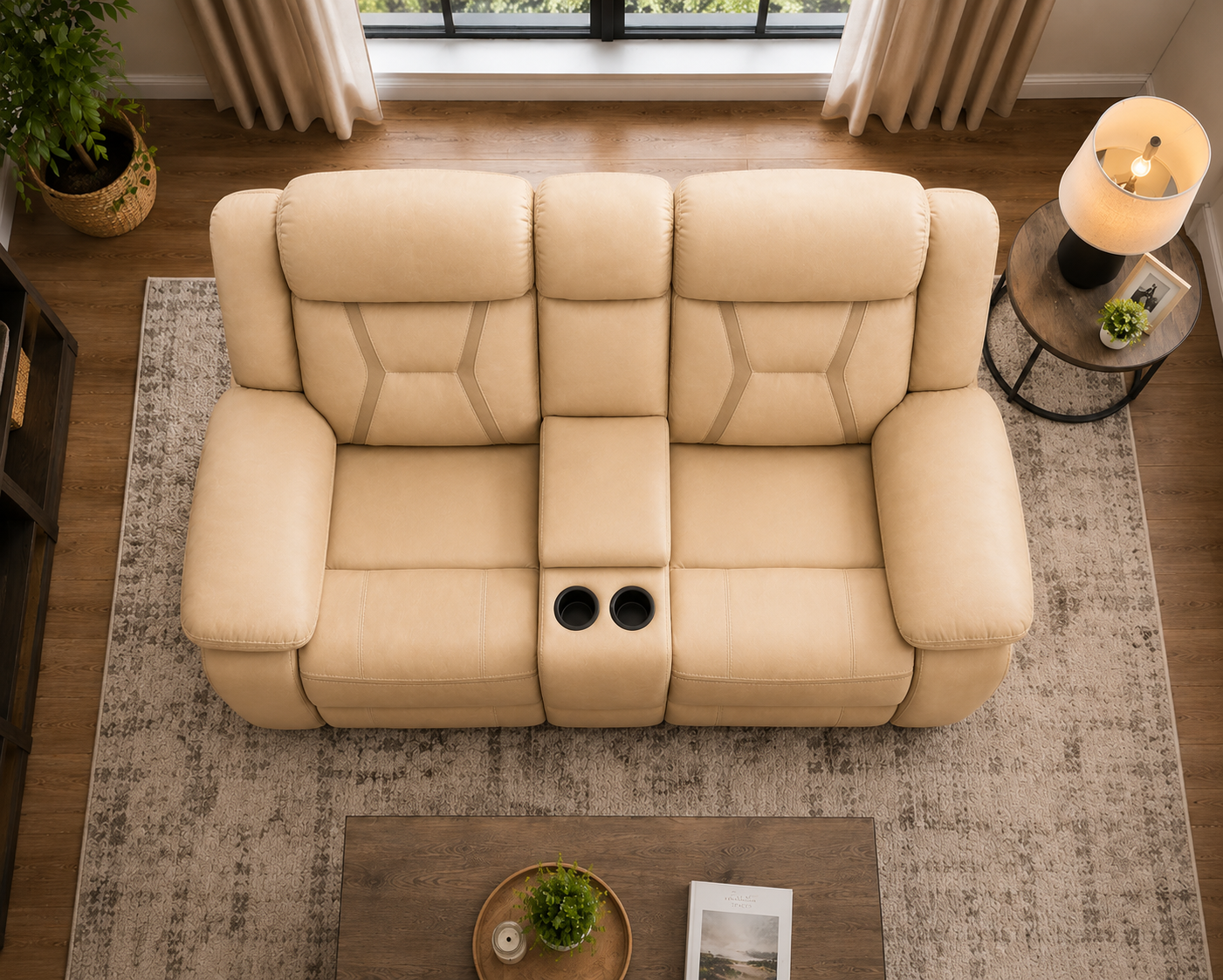 Pawel Manual Leatherette Recliner | Premium Recliner Chair for Living Room