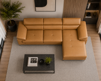 Renzo Leatherette Sofa For Living Room