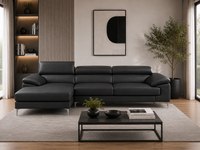 Renzo Leatherette Sofa For Living Room