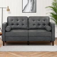 Drinel Leatherette Sofa for Living Room