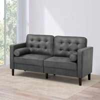 Drinel Leatherette Sofa for Living Room