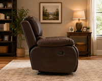 Denver 1 Seater Manual Recliner Chair – Luxury Leatherette Single Seater Recliner for Living Room
