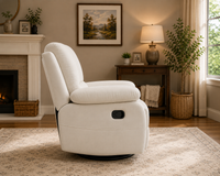 Aspen 1 Seater Manual Recliner Chair – Premium Single Seater Leatherette Recliner for Living Room