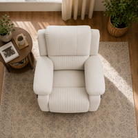 Aspen 1 Seater Manual Recliner Chair – Premium Single Seater Leatherette Recliner for Living Room