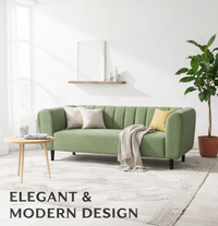 Vellore 3 Seater Fabric Sofa