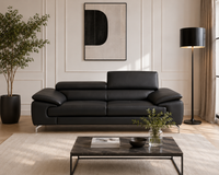 Renzo Leatherette Sofa For Living Room