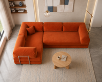 Vegas Modern Sofa Cum Bed with Premium Lounge Comfort – Luxury Convertible Fabric Sofa