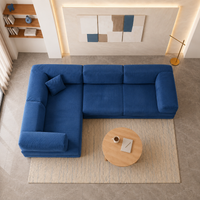 Vegas Modern Sofa Cum Bed with Premium Lounge Comfort – Luxury Convertible Fabric Sofa