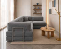 Vegas Modern Sofa Cum Bed with Premium Lounge Comfort – Luxury Convertible Fabric Sofa
