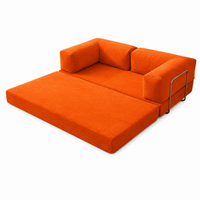 Vegas Modern Sofa Cum Bed with Premium Lounge Comfort – Luxury Convertible Fabric Sofa