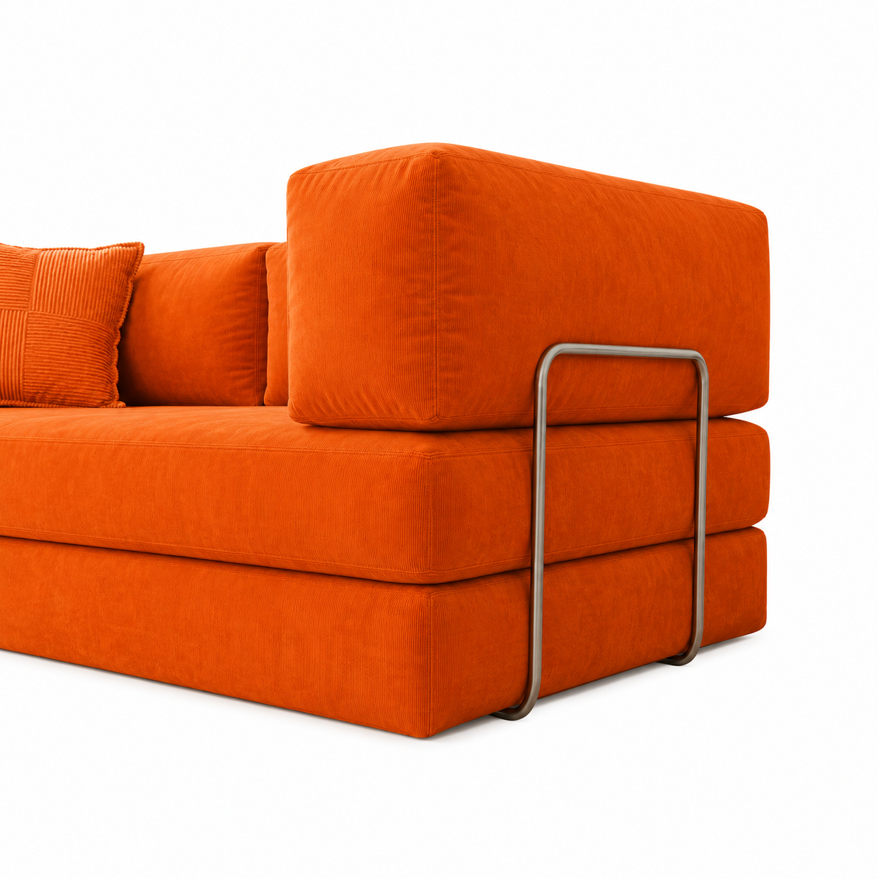 Vegas Modern Sofa Cum Bed with Premium Lounge Comfort – Luxury Convertible Fabric Sofa