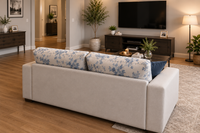 Wayland Modern Living Room Fabric Sofa | Luxury Comfortable Designer Sofa Set