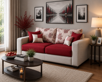 Wayland Modern Living Room Fabric Sofa | Luxury Comfortable Designer Sofa Set