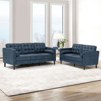 Drinel Leatherette Sofa for Living Room